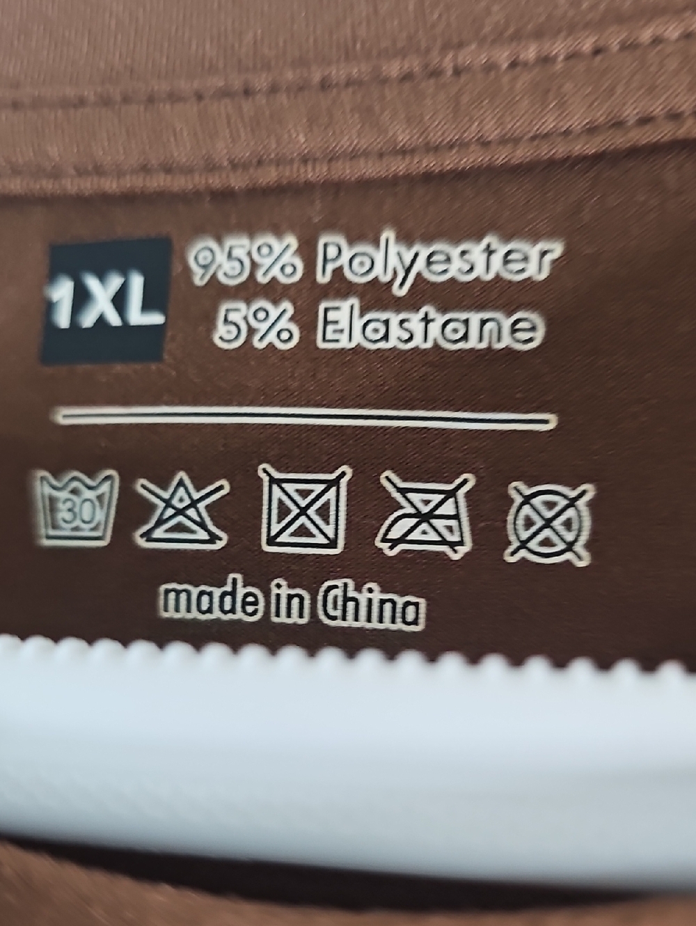 SHEIN Brown Long Sleeve Coffee Graphic Tee - Picture 3 of 4